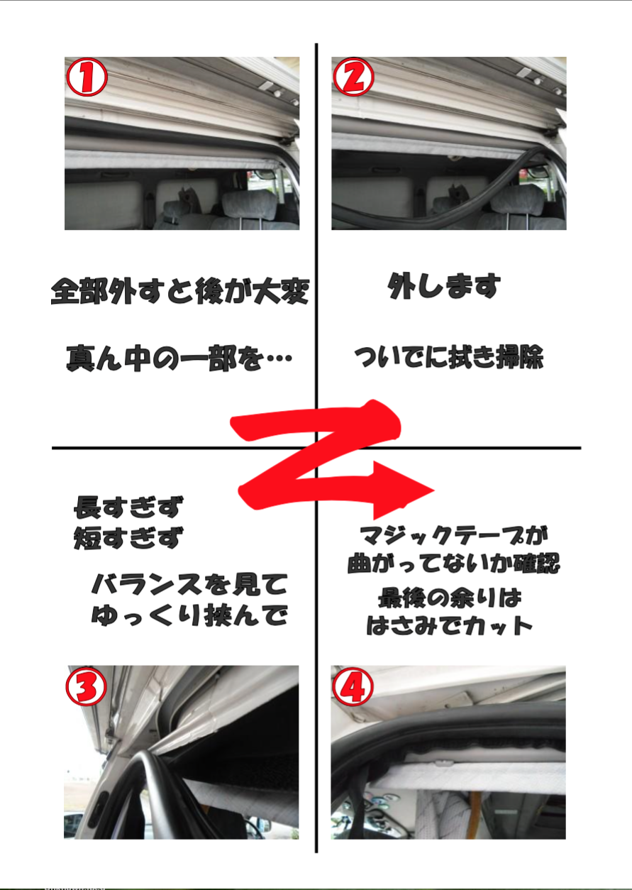 キャンピングカー・パーツセンター・車中泊・車内泊用品・移動販売車｜ロータス・RVパーツセンター / 防虫ネット トヨタ・ハイエース100系